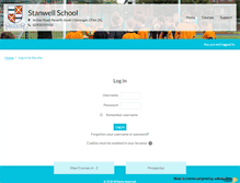 Tablet Screenshot of moodle.stanwell.org